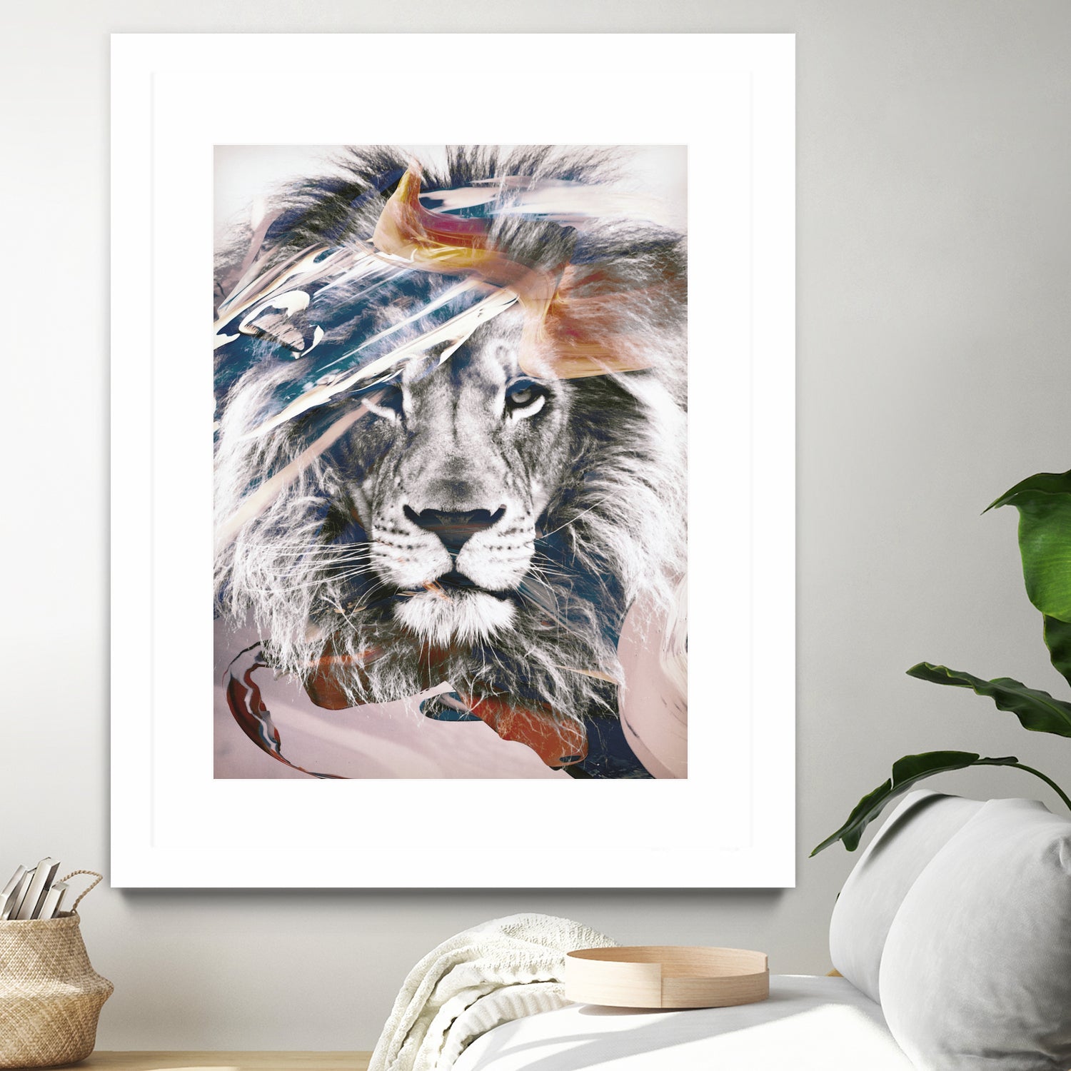 LION 6 by dada22 . on GIANT ART - white digital painting