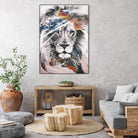 LION 6 by dada22 . on GIANT ART - white digital painting