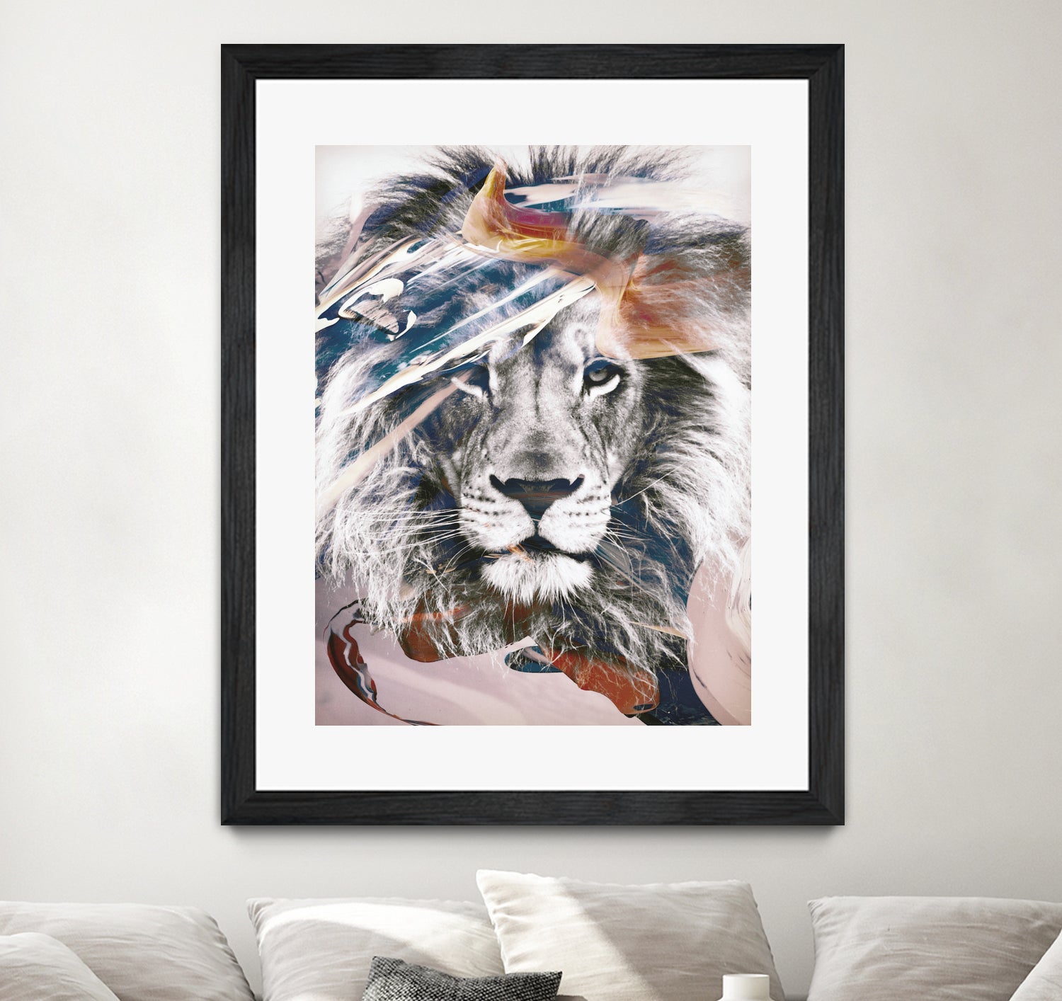 LION 6 by dada22 . on GIANT ART - white digital painting