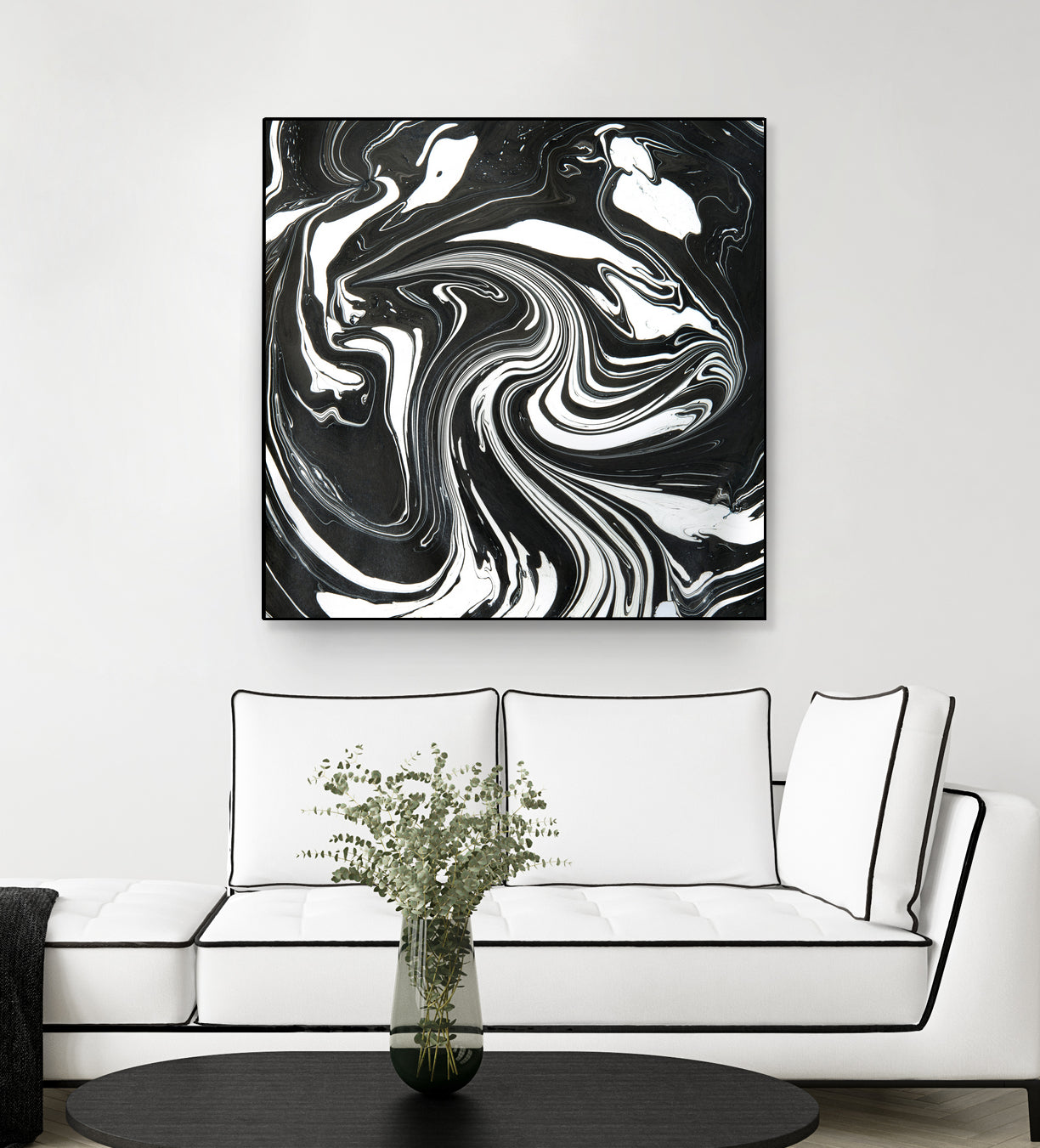 Marble texture I by Tania Amrein on GIANT ART - black digital drawing