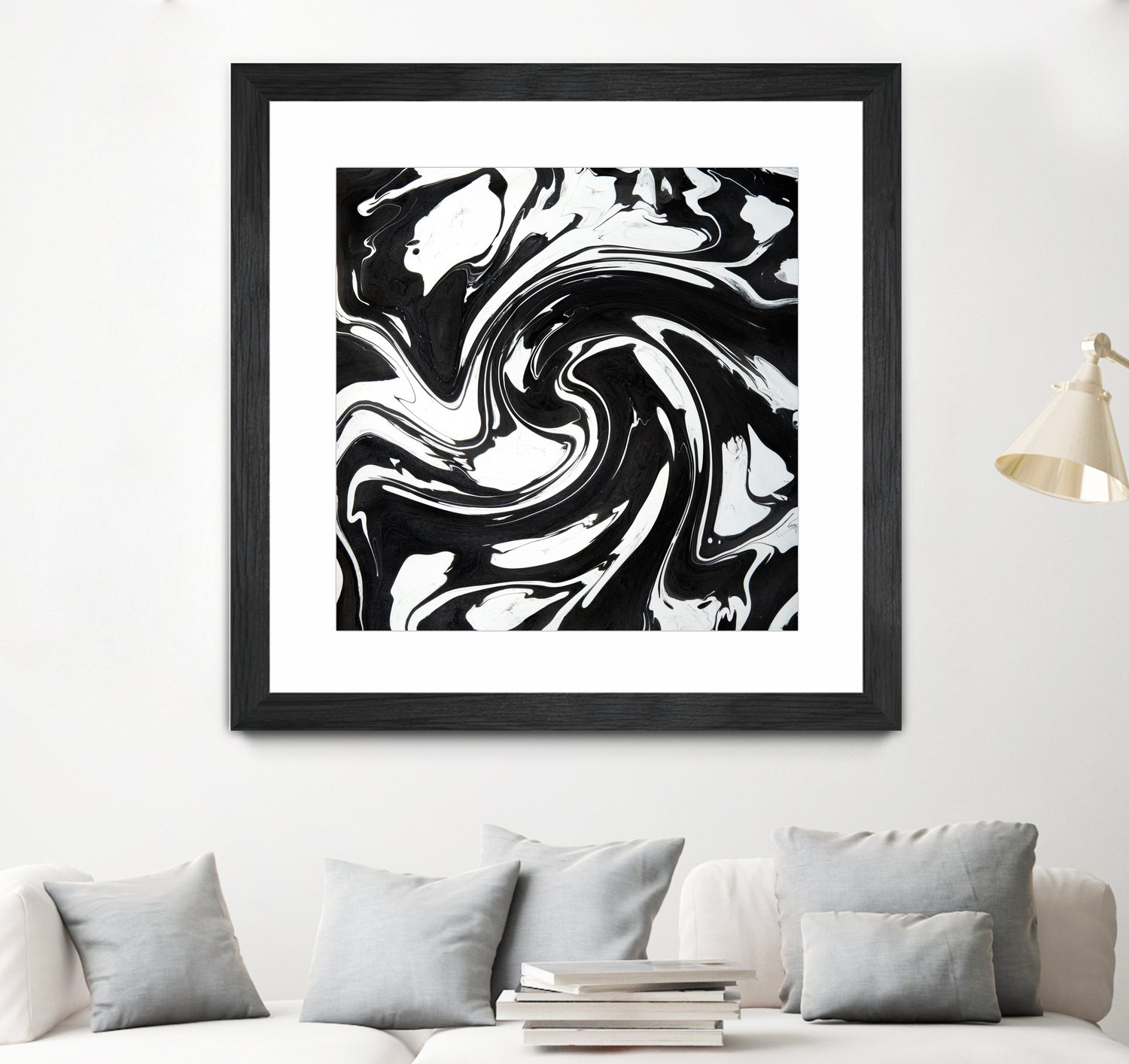 Marble III by Tania Amrein on GIANT ART - black digital drawing