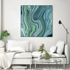 Green marble I by Tania Amrein on GIANT ART - green digital drawing