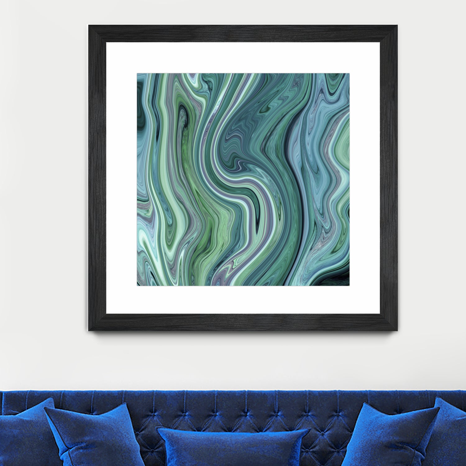 Green marble I by Tania Amrein on GIANT ART - green digital drawing