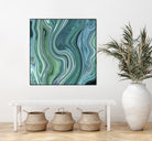 Green marble I by Tania Amrein on GIANT ART - green digital drawing