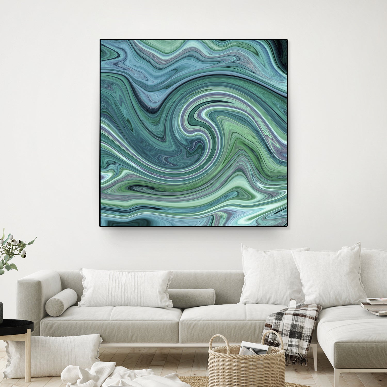 Green marble II by Tania Amrein on GIANT ART - green digital drawing