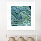 Green marble II by Tania Amrein on GIANT ART - green digital drawing