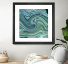 Green marble II by Tania Amrein on GIANT ART - green digital drawing