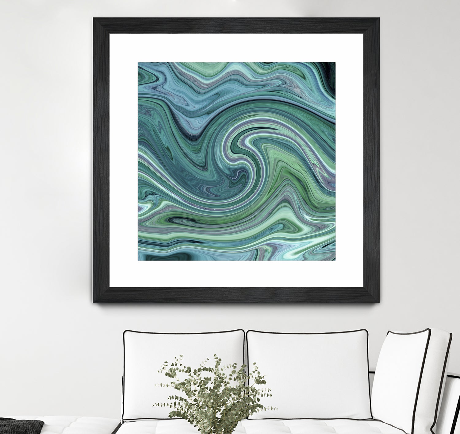 Green marble II by Tania Amrein on GIANT ART - green digital drawing