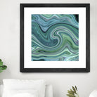 Green marble II by Tania Amrein on GIANT ART - green digital drawing