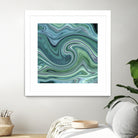 Green marble II by Tania Amrein on GIANT ART - green digital drawing