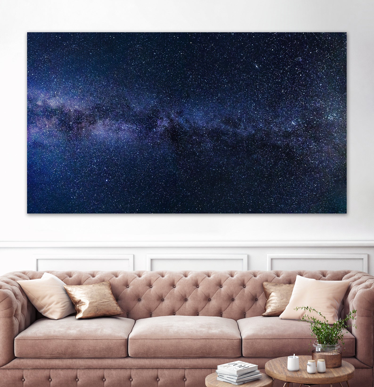 The Milky Way by Leah McPhail on GIANT ART - blue photo illustration