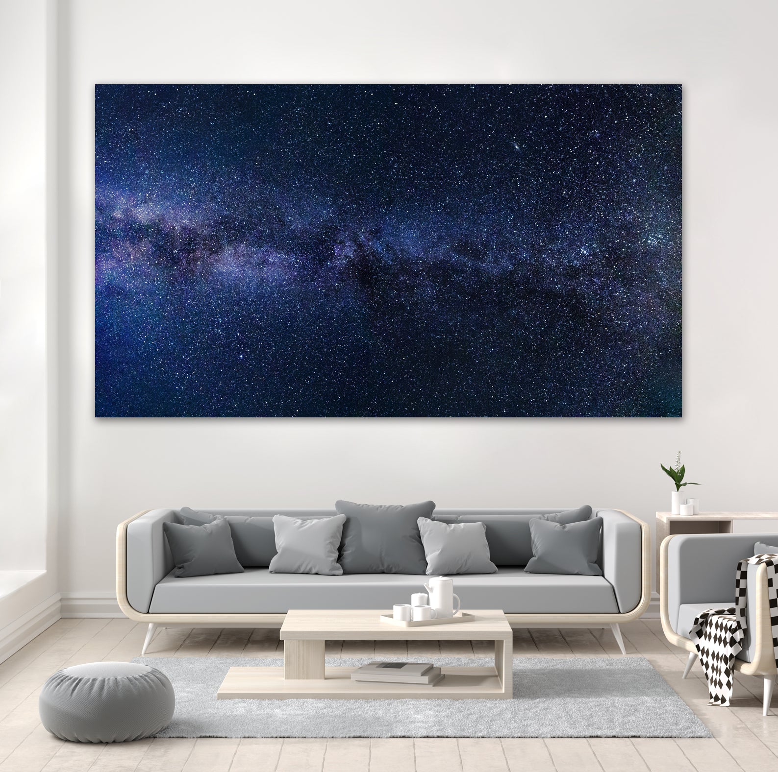 The Milky Way by Leah McPhail on GIANT ART - blue photo illustration