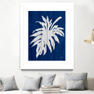 Blue Nature Dark Blue Palm5 by Catia Keck on GIANT ART - blue photo manipulation