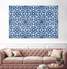 Moroccan LaceBlue by Catia Keck on GIANT ART - blue mixed media