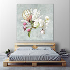 Magic in the air - blossoming by anne corr on GIANT ART - gray digital painting