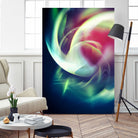 Abstract Art XIII by Tenyo Marchev on GIANT ART - green 3d art