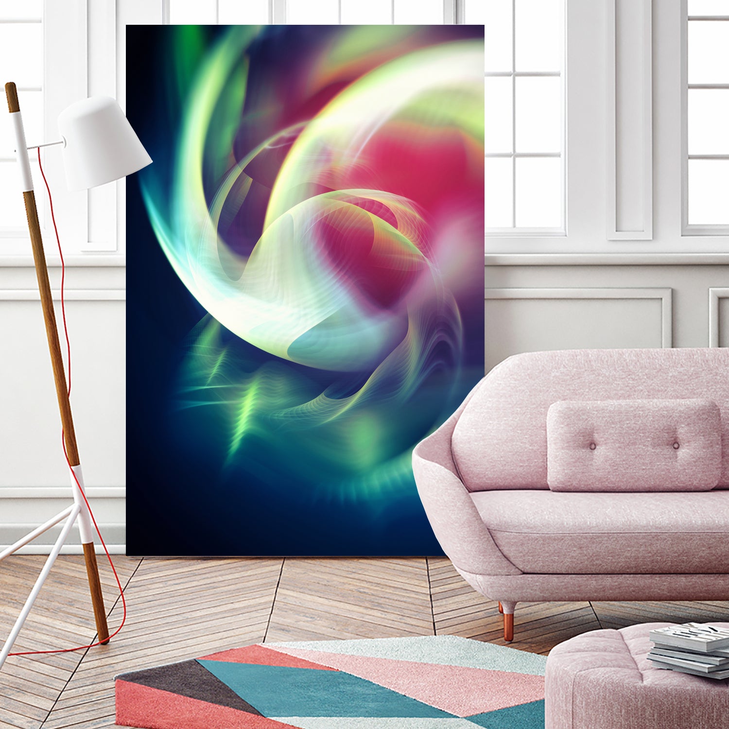 Abstract Art XIII by Tenyo Marchev on GIANT ART - green 3d art