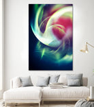 Abstract Art XIII by Tenyo Marchev on GIANT ART - green 3d art