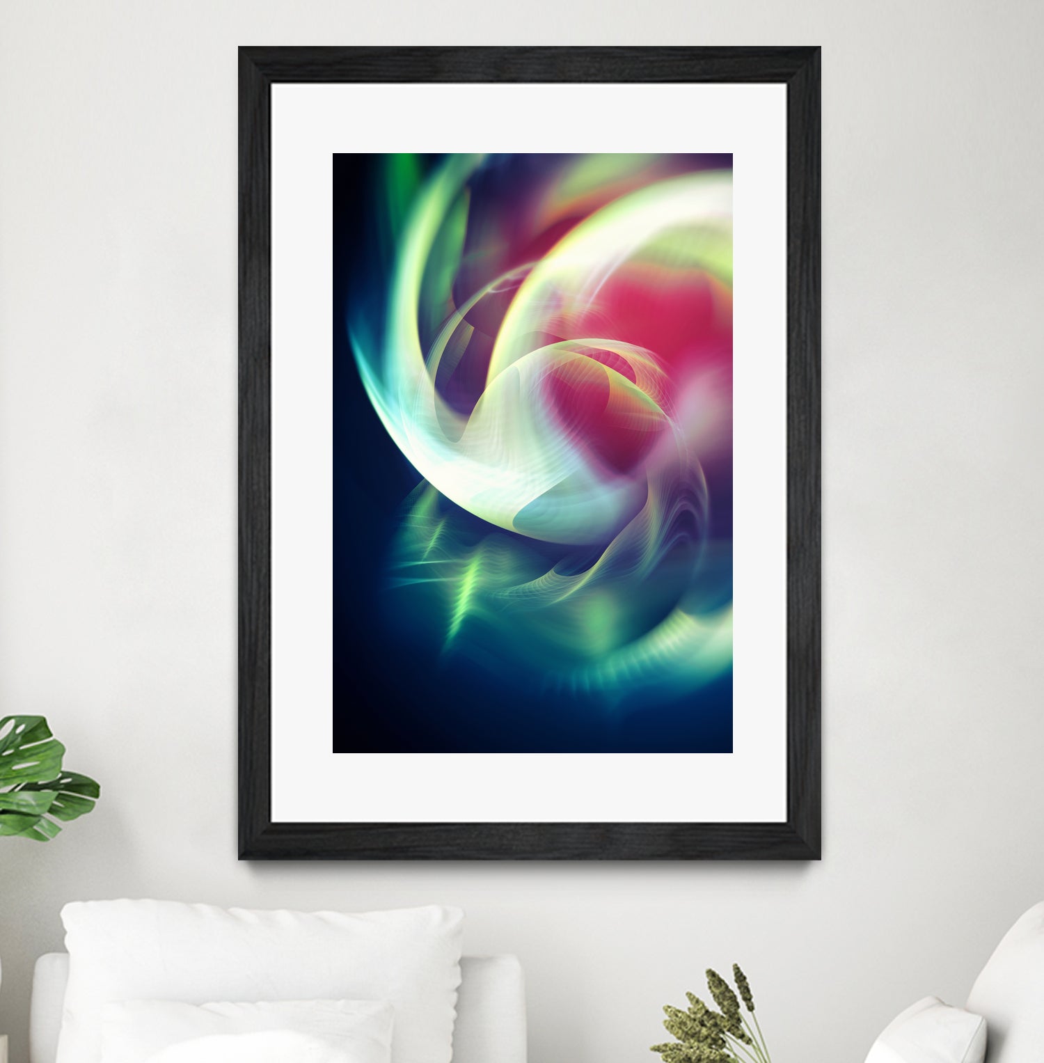 Abstract Art XIII by Tenyo Marchev on GIANT ART - green 3d art