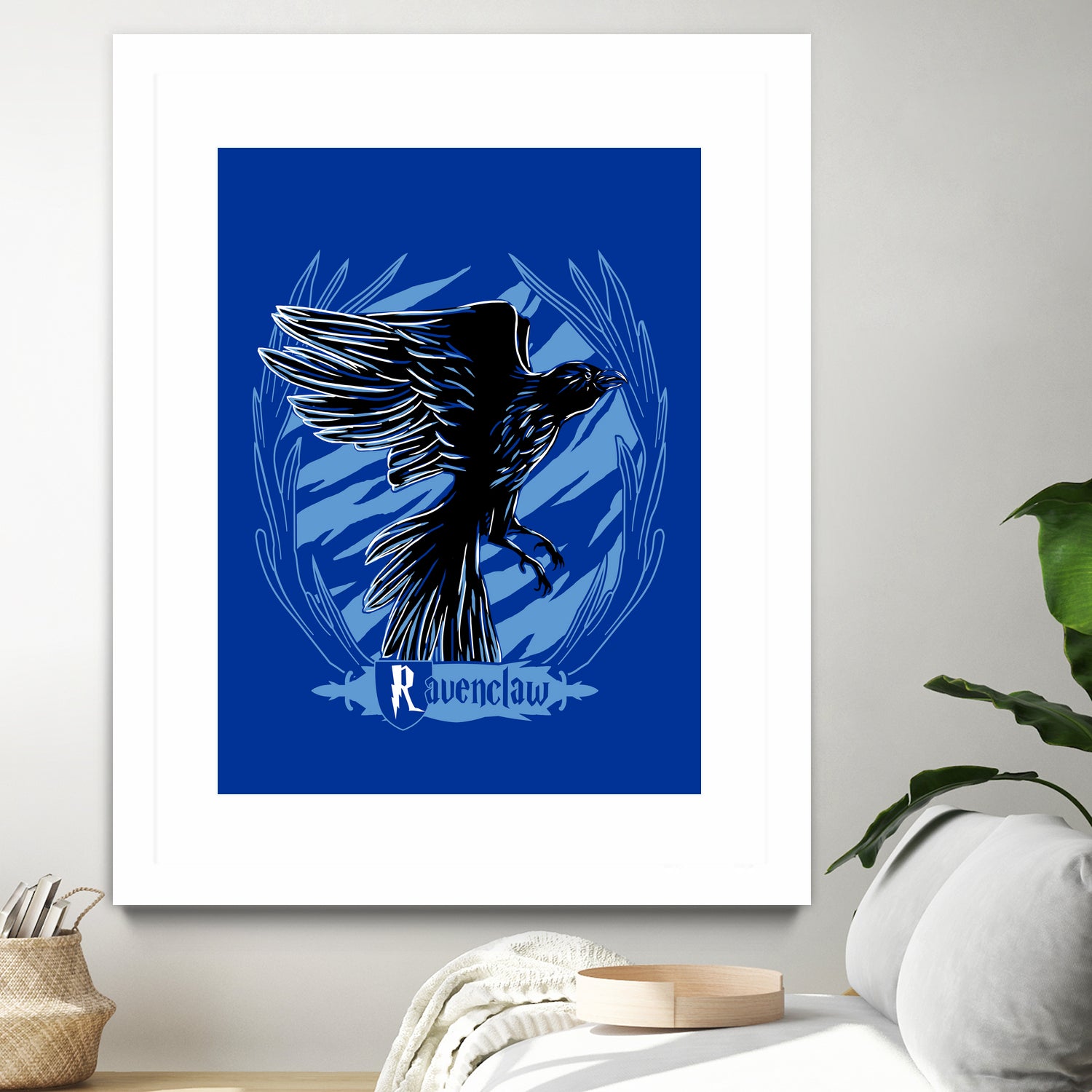 Ravenclaw by Samuel Rodrigues on GIANT ART - blue vector illustration