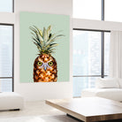 PINEAPPLE OWL by Jonas Loose on GIANT ART - green photo manipulation