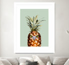 PINEAPPLE OWL by Jonas Loose on GIANT ART - green photo manipulation