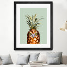 PINEAPPLE OWL by Jonas Loose on GIANT ART - green photo manipulation