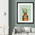 PINEAPPLE OWL by Jonas Loose on GIANT ART - green photo manipulation