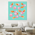 BUBBLEGUM GOLDFISH by Jonas Loose on GIANT ART - pink digital painting