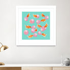 BUBBLEGUM GOLDFISH by Jonas Loose on GIANT ART - pink digital painting