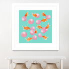 BUBBLEGUM GOLDFISH by Jonas Loose on GIANT ART - pink digital painting