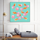 BUBBLEGUM GOLDFISH by Jonas Loose on GIANT ART - pink digital painting