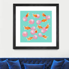 BUBBLEGUM GOLDFISH by Jonas Loose on GIANT ART - pink digital painting