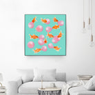 BUBBLEGUM GOLDFISH by Jonas Loose on GIANT ART - pink digital painting