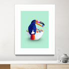 CEREAL TOUCAN by Jonas Loose on GIANT ART - green 3d art