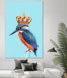 KINGFISHER by Jonas Loose on GIANT ART - blue photo manipulation