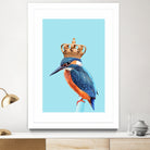 KINGFISHER by Jonas Loose on GIANT ART - blue photo manipulation