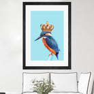 KINGFISHER by Jonas Loose on GIANT ART - blue photo manipulation