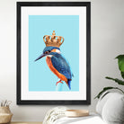 KINGFISHER by Jonas Loose on GIANT ART - blue photo manipulation