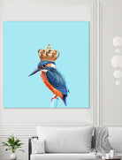 KINGFISHER by Jonas Loose on GIANT ART - blue photo manipulation