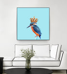 KINGFISHER by Jonas Loose on GIANT ART - blue photo manipulation