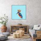 KINGFISHER by Jonas Loose on GIANT ART - blue photo manipulation