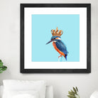 KINGFISHER by Jonas Loose on GIANT ART - blue photo manipulation