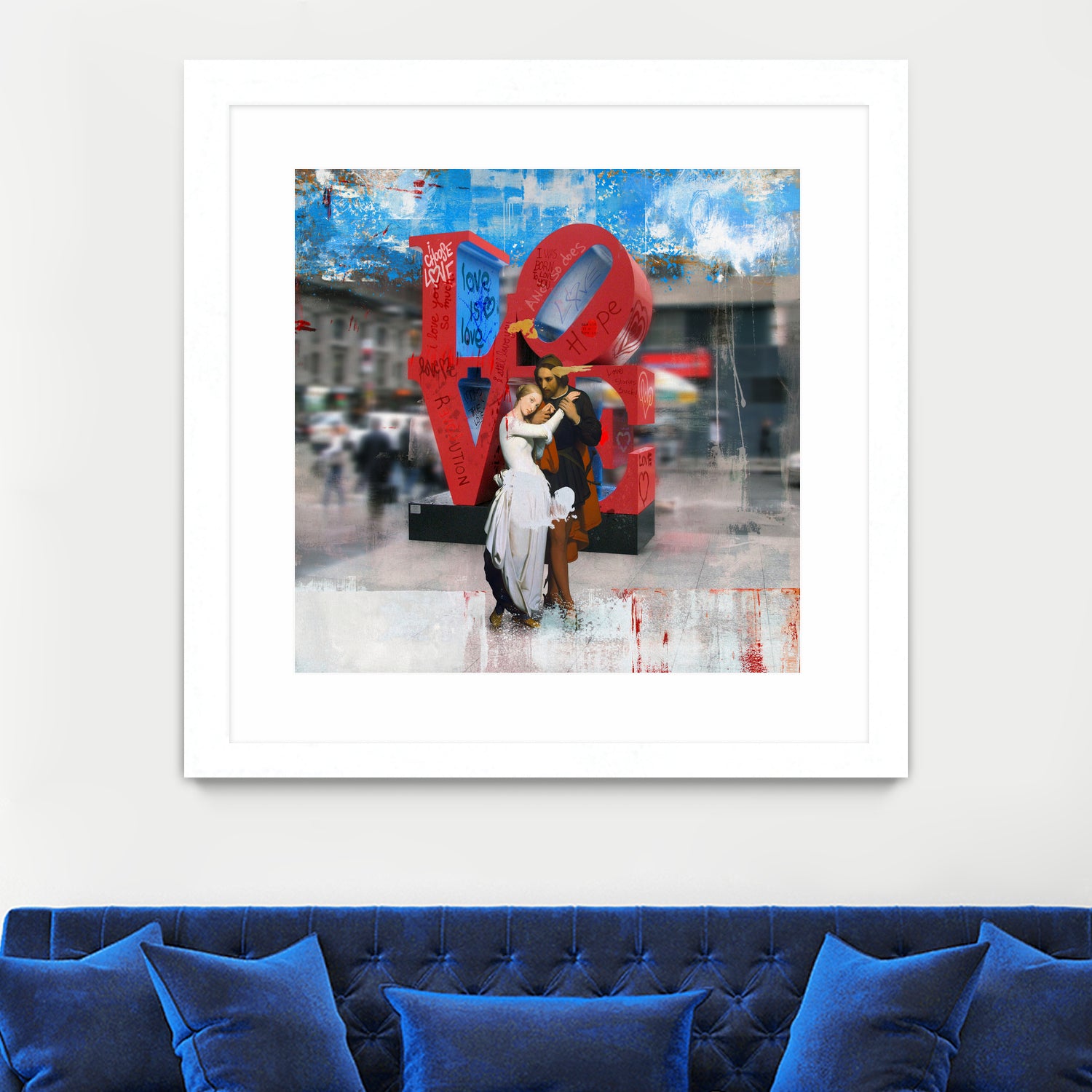 Love II by José Luis Guerrero on GIANT ART - red digital painting