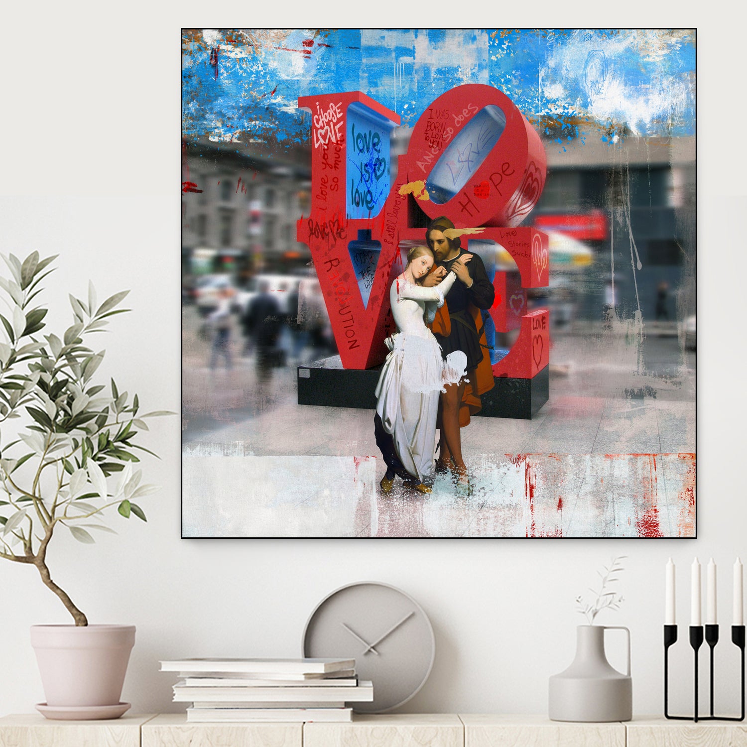 Love II by José Luis Guerrero on GIANT ART - red digital painting