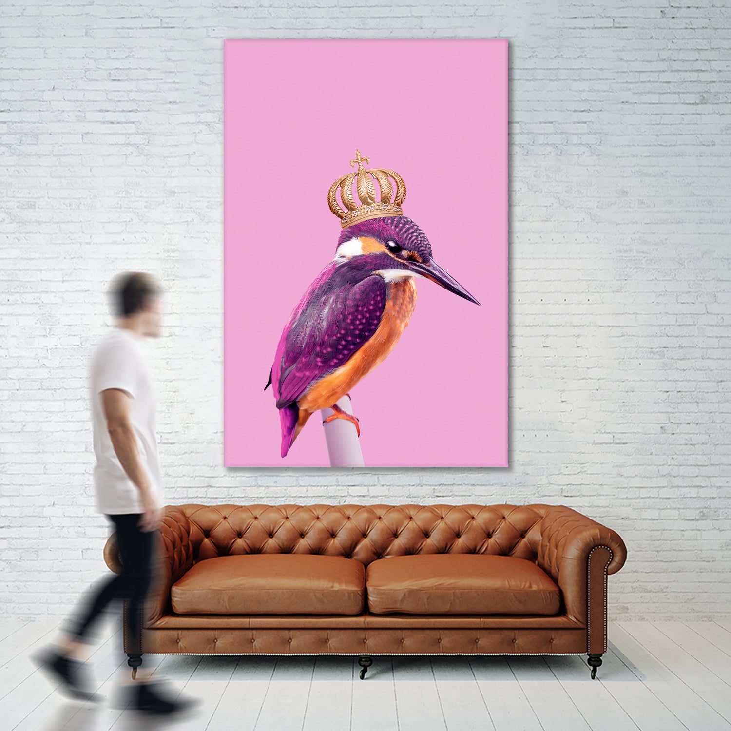 QUEENFISHER by Jonas Loose on GIANT ART - pink photo manipulation