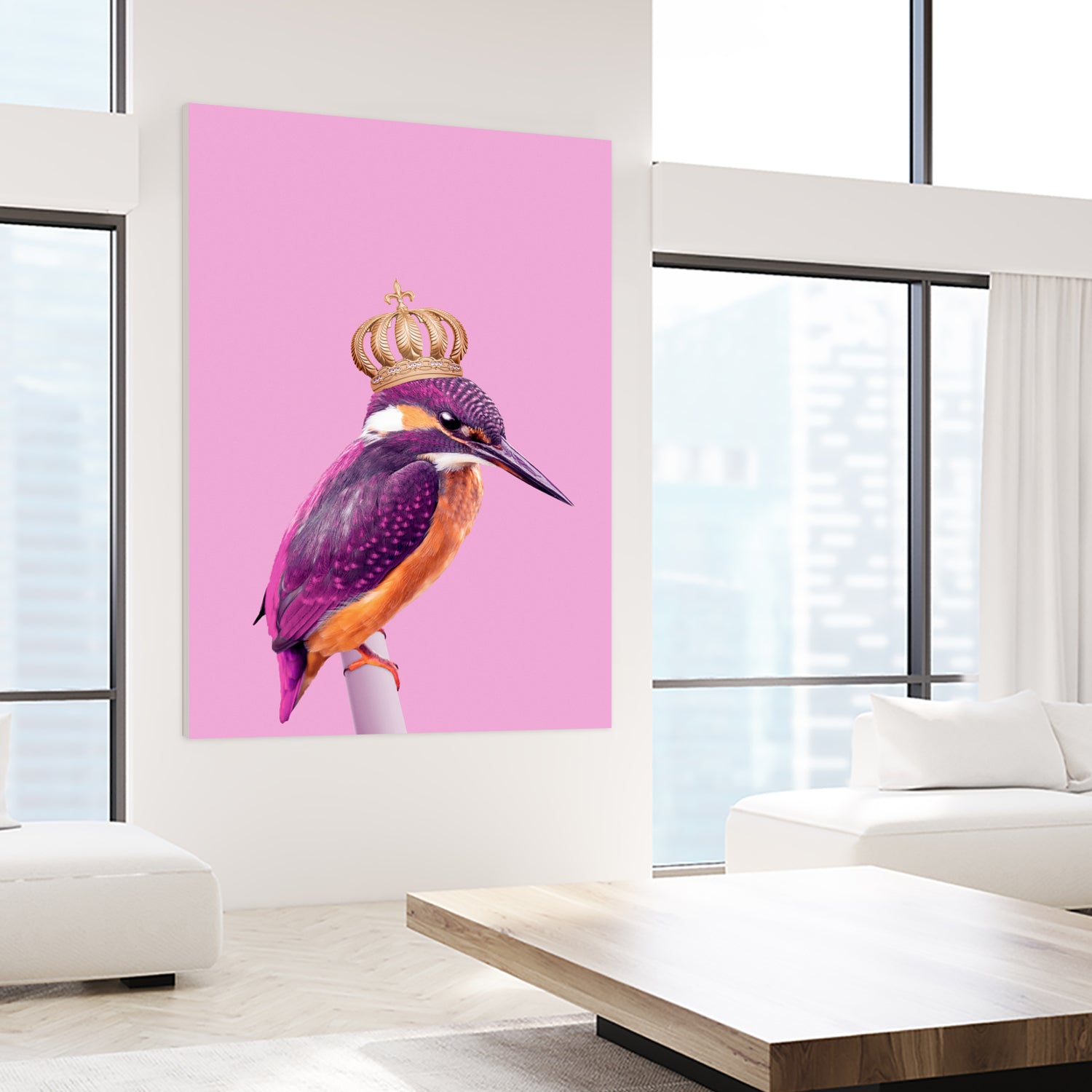 QUEENFISHER by Jonas Loose on GIANT ART - pink photo manipulation