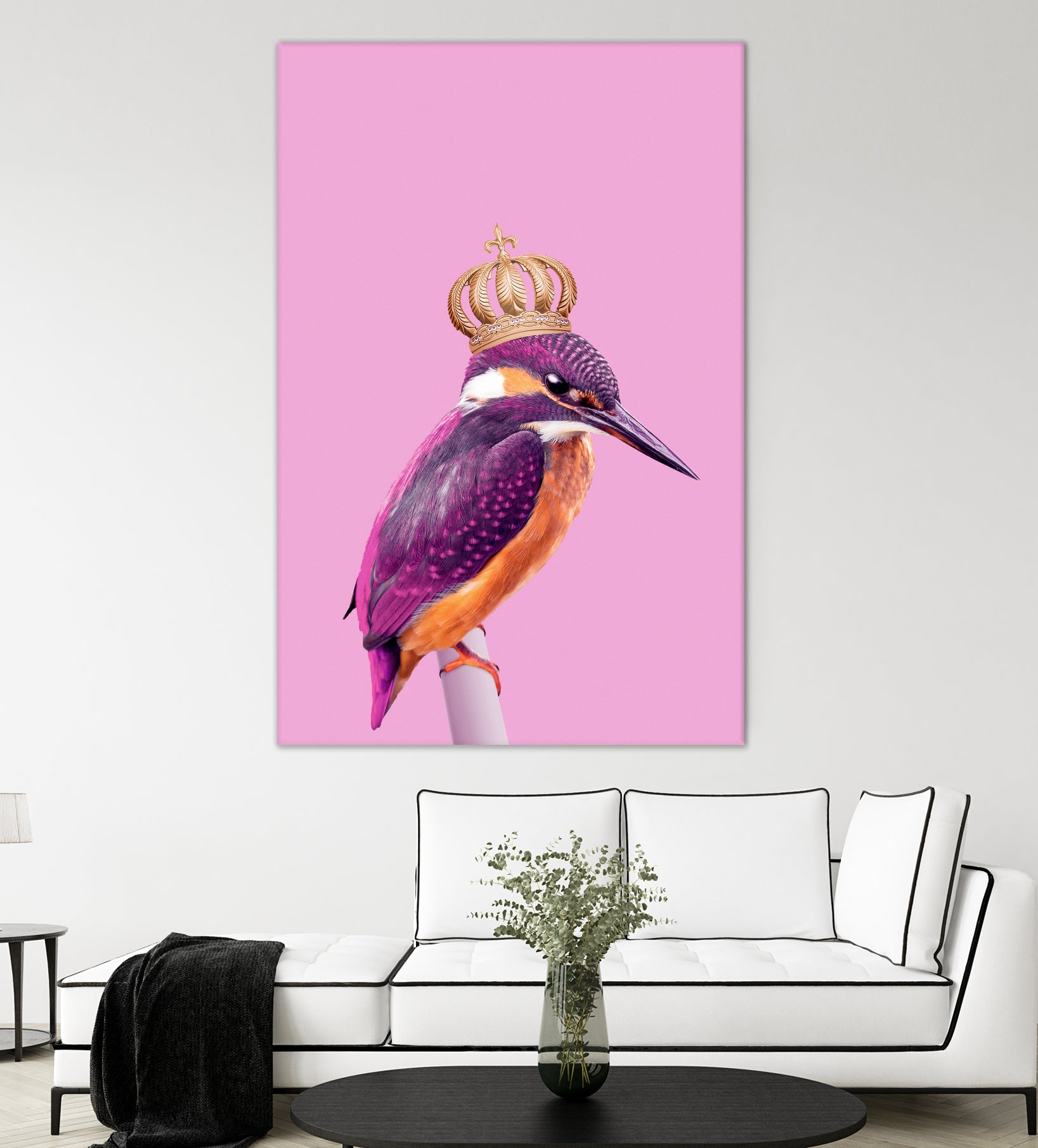 QUEENFISHER by Jonas Loose on GIANT ART - pink photo manipulation