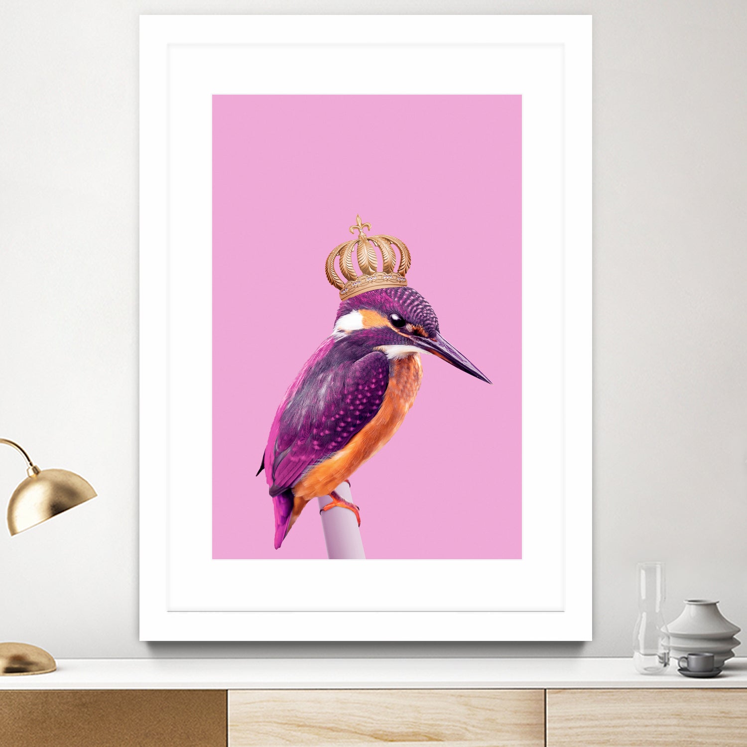 QUEENFISHER by Jonas Loose on GIANT ART - pink photo manipulation