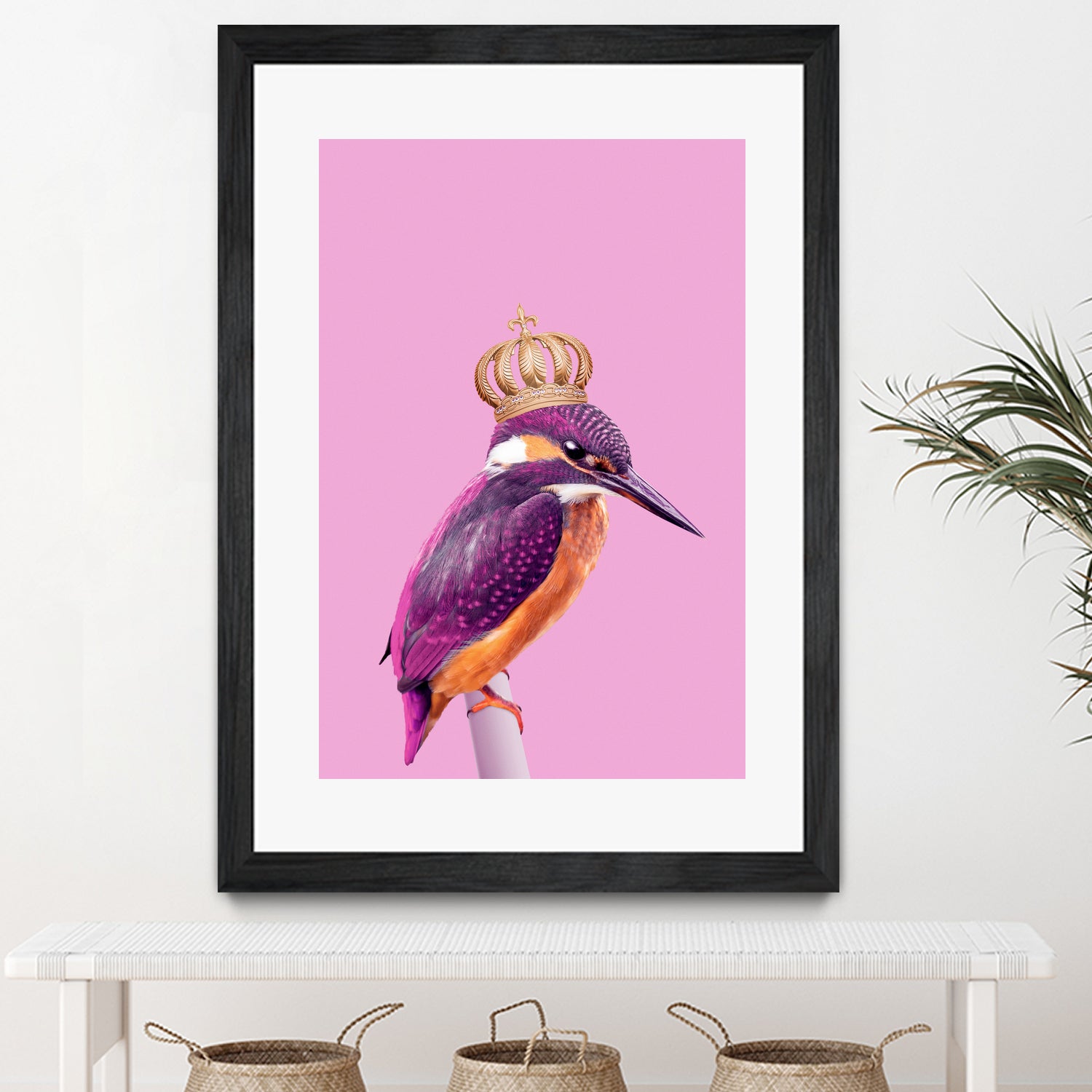 QUEENFISHER by Jonas Loose on GIANT ART - pink photo manipulation